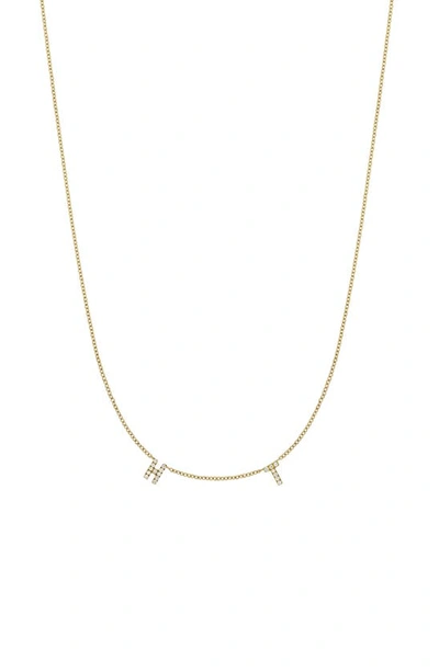 Bony Levy Icon Personalized Diamond Charm Necklace In 18k Yellow Gold - 2 Charms