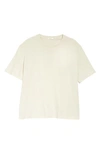 The Row Gelsona Oversize Cotton Jersey T-shirt In Dove White