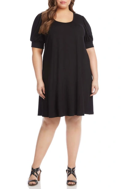 Karen Kane Erin A-line Dress In Black