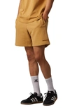 Adidas Originals Adidas X Pharrell Williams Humanrace Sweat Shorts In Golden Beige