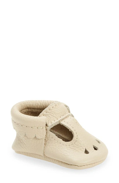 Freshly Picked Kids' Mary Jane Moccasin In Birch Leather