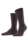 Falke Lhasa Wool & Cashmere Dress Socks In Dewberry