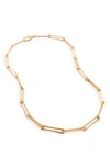 Monica Vinader Alta Adjustable Necklace In Gold