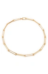 Monica Vinader 18'alta Long Link Chain Necklace In Gold