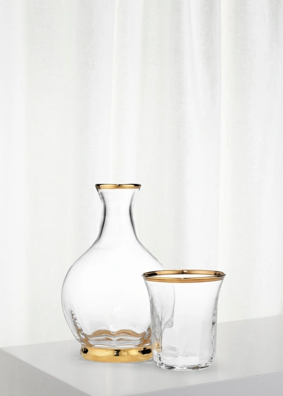 Aerin Sophia Bedside Carafe And Tumbler In Clear