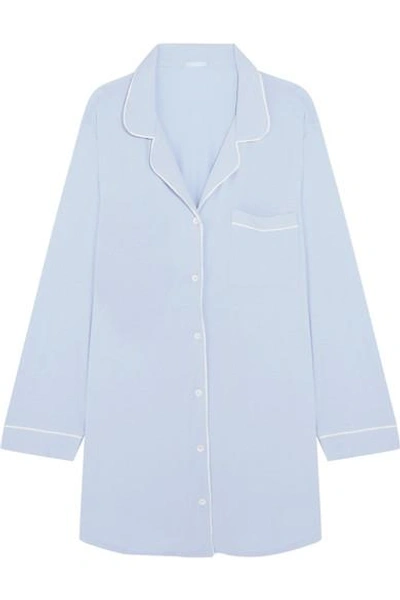 Eberjey Stretch-modal Jersey Nightdress In Sky Blue