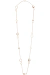 Chopard Happy Hearts 18-karat Rose Gold, Diamond And Mother-of-pearl Necklace In Usd