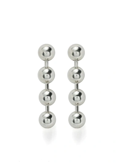 Martine Ali Peggy Ball Earrings In Silver