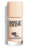 Make Up For Ever Hd Skin Undetectable Longwear Foundation In 1n100