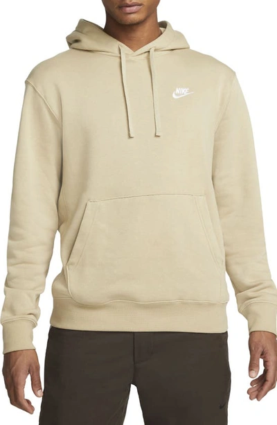 Nike Sportswear Club Fleece Pullover Hoodie In Brown