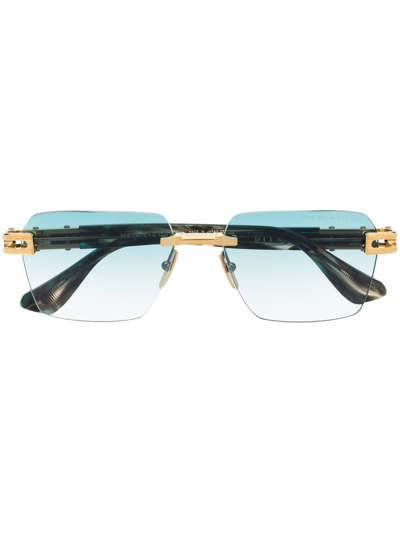 Dita Eyewear Meta-evo One Frameless Sunglasses In Green