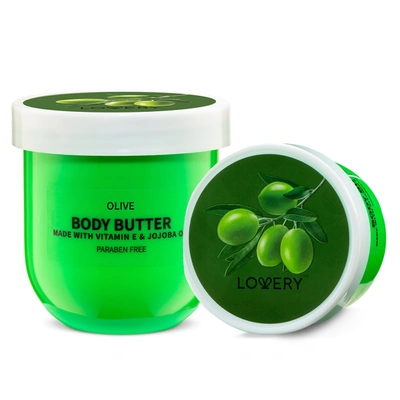 Lovery Olive Body Butter In Green