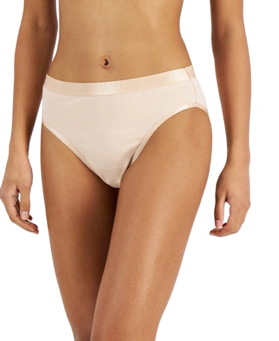 Jenni Women's Hi-cut Bikini Underwear, Created For Macy's In Tan/beige