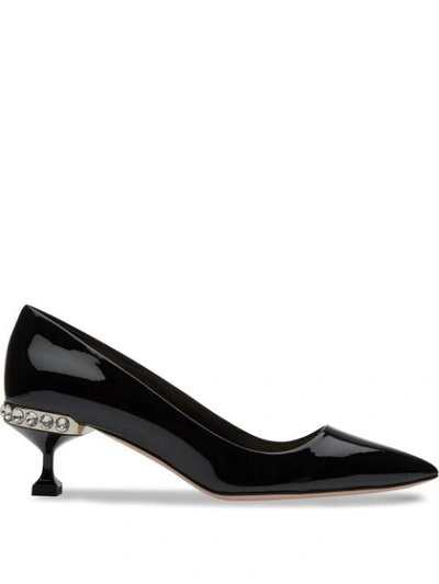 Miu Miu Pumps Mit Kitten-heel-absatz In Black