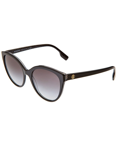 Burberry Woman Sunglasses Be4365 Betty In Grey Gradient