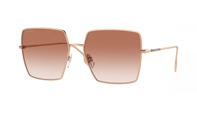 Burberry Woman Sunglasses Be3133 Daphne In Gradient Pink
