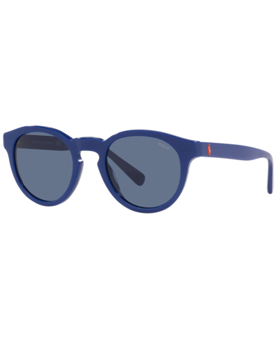 Polo Ralph Lauren Man Sunglasses Ph4184 In Dark Blue