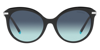 Tiffany & Co Tf4189b Polyamide And Acetate Cat-eye Sunglasses In Blue