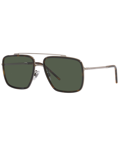 Dolce & Gabbana Men's Polarized Sunglasses, Dg2220 In Polar Green