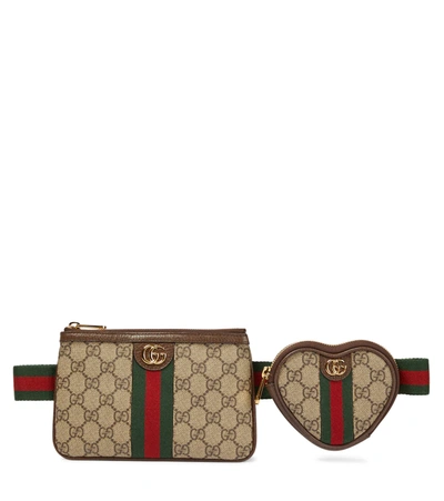 Gucci Gg Monogram Canvas Multi Belt Bag In B.eb/n.acero/vrv