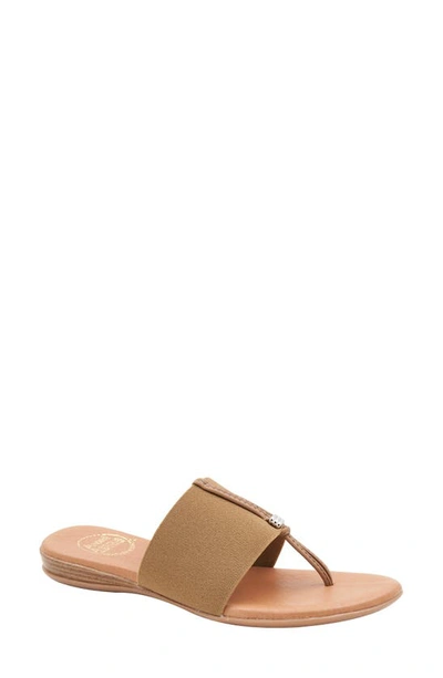 Andre Assous Nice Featherweights™ Slide Sandal In Khaki
