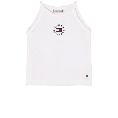 Tommy Hilfiger Kids' Girls White Logo Vest Top