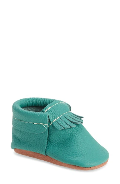 Freshly Picked Kids' Moccasin In Turquoise