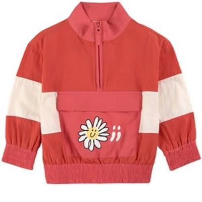 Oii Daisy Anorak Red/tofu/candy Pink