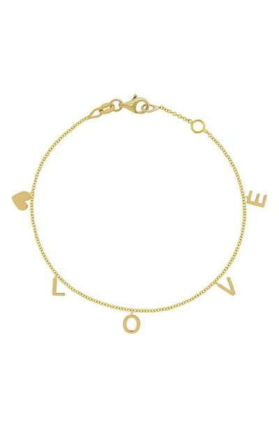 Bony Levy 14k Gold Personalized Charm Bracelet In 14k Yellow Gold - 5 Charms