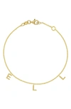 Bony Levy 14k Gold Personalized Charm Bracelet In 14k Yellow Gold - 3 Charms