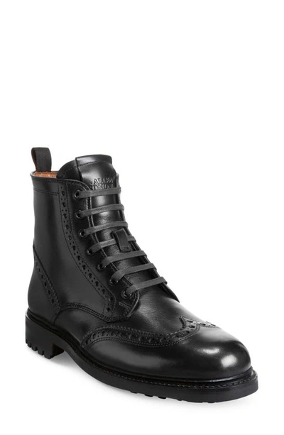 Allen Edmonds Chapman Wingtip Boot In Black Leather