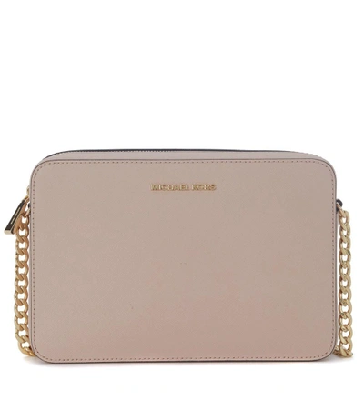 Michael Kors Borsa A Tracolla Jet Set In Pelle Saffiano Rosa | ModeSens