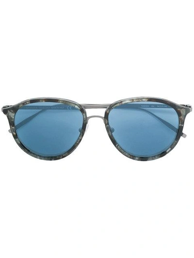 Tomas Maier Eyewear Round Frame Sunglasses In Grey