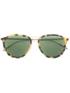 Tomas Maier Eyewear Round Frame Sunglasses In Brown