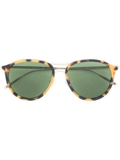 Tomas Maier Eyewear Round Frame Sunglasses In Brown
