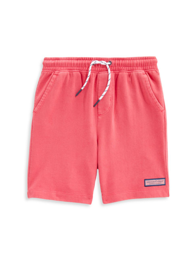 Vineyard Vines Kids' Little Boy's & Boy's Sun-washed Knit Jetty Shorts In Sailors Red