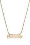 Kendra Scott Leanor Pendant Necklace In Iridescent Drusy/ Gold