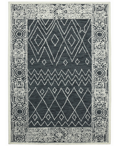 Amer Rugs Berlin Suney Area Rug, 5' X 8' In Black