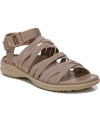Dr. Scholl's Women's Tegua Strappy Sandals Women's Shoes In Woodsmoke Brown Fabric