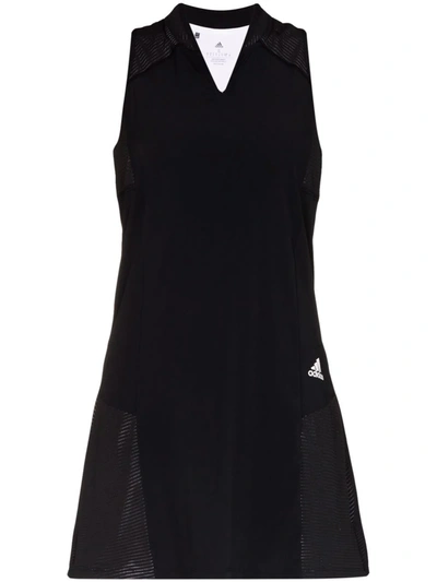 Adidas Golf Heat.rdy Racerback Dress & Shorts In Black