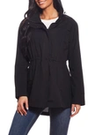 Gallery Water Resistant Packable Jacket In Black