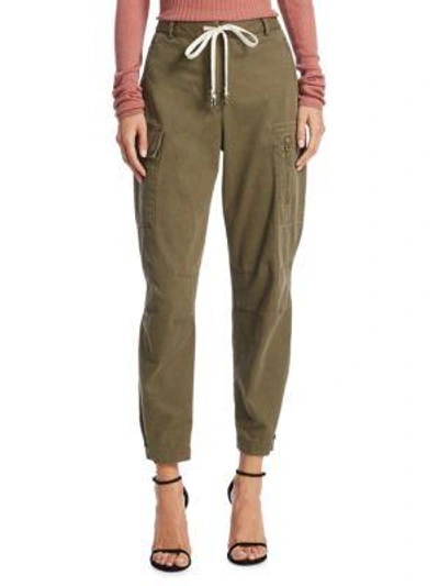 Alexander Wang T Washed Cotton Twill Cargo Pant