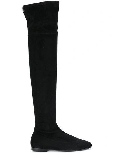 Giuseppe Zanotti Classic Over-the-knee Boots In Black