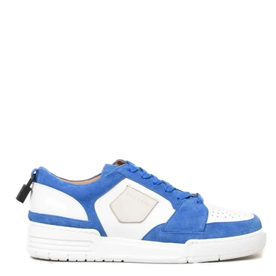 Buscemi Men's Air Jon Low-top Sneakers In White Blue