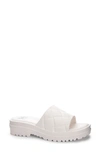 Dirty Laundry Lightning Slide Sandal In Cream