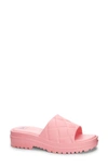 Dirty Laundry Lightning Slide Sandal In Pink