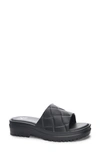 Dirty Laundry Lightning Slide Sandal In Black