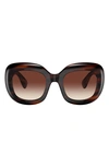 Oliver Peoples Jesson 52mm Gradient Square Sunglasses In Red