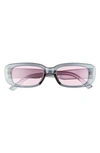 Bp. Rectangular Sunglasses In Grey- Pink