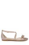 Jewel Badgley Mischka Tessy Embellished Sandal In Rose Gold